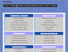 Tablet Screenshot of beveiliging.pagina-start.com