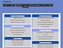 Tablet Screenshot of hypotheek.pagina-start.com