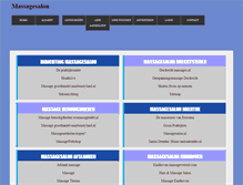 Tablet Screenshot of massagesalon.pagina-start.com