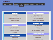 Tablet Screenshot of eigenbedrijf.pagina-start.com