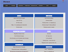 Tablet Screenshot of bloemen.pagina-start.com
